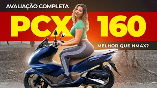 TESTE PCX 160 2023 MELHOR QUE NMAX? PCX160 PONTOS NEGATIVOS E POSITIVOS, CONSUMO, SEGURO | REVIEW