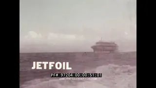 1970s BOEING 929 JETFOIL PROMO FILM   HYDROFOIL SHIP (SWEDISH LANG.) 97204