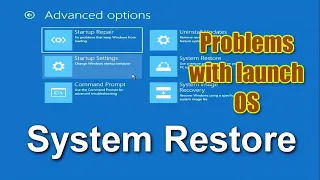 ✨Windows won't boot, Startup Problems - How to Use System Restore login to Windows 1011