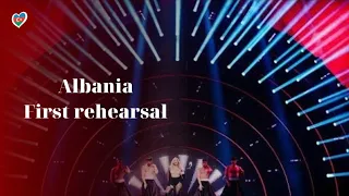 🇦🇱 Eurovision 2022 Albania - First rehearsal