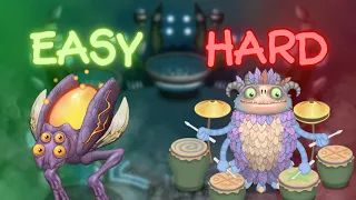 EASIEST to HARDEST Wublin⚡ to fill on My Singing Monsters