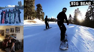 Snowboarding at Big Bear Mountain for the weekend