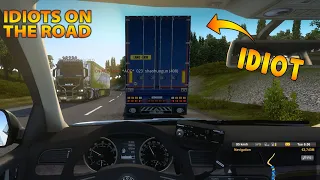 NOOBS on the road #15 - Driving Skoda  | Funny moments - ETS2 Multiplayer