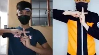 Finger Dance tiktok duet with Naruto Uzumaki (Masked Hokage) #tutting #fingerdance #naruto #tiktok