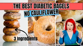 These THREE, 3-Ingredient Diabetic Bagel Recipes BURN FAT & are PERFECT for Weight Loss & Meal Prep
