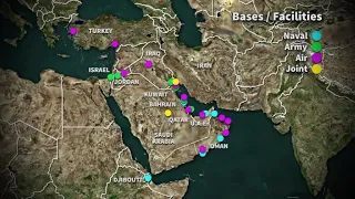 US military bases in the Middle East | AFP