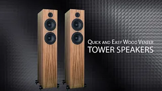 CSS Audio 2TD-X Speaker Teak Veneer, Full Assembly & Upgrades