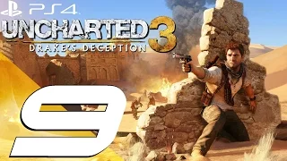 Uncharted 3 Drake's Deception PS4 - Walkthrough Part 9 - Drugged & Talbot Chase [1080p 60fps]