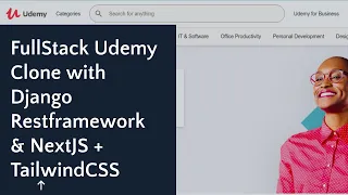 Full Stack Udemy Clone with Django restframework, NextJS + TailwindCSS | 1