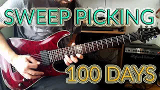 100 Days of Sweep Picking Challenge (Painfully Honest Video)