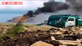 ПОДБИЛИ.Момент попадания снаряда в украинский танк