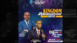KINGDOM ADVANCEMENT SERVICE WITH Ap. CHRISTOPHE SEBAGABO & Rev. MUDAHERANWA | 27 - 03 - 2024