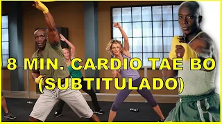 TAE BO - 8 minutes of cardio for arms, shoulders, back and abs (SUBTITLED)