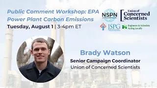 Public Comment Workshop: EPA Power Plant Carbon Emissions | National Science Policy Network - NSPN