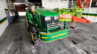 John Deere 3028 en mini tractor price| information| mileage|4wd|28 hp |tractor|5 years warranty|2021