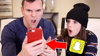 DAD FOUND MY SECRET SNAPCHAT ACCOUNT!!