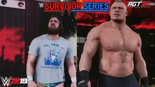 WWE 2K19 ONLINE - Brock Lesnar vs. Daniel Bryan (Iron Man Match Highlights)