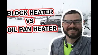 Engine Block Heater vs Oil Pan Heater. Everything you NEED to know about Cold Weather Diesel Engines