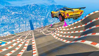 MEGA RAMPA 80.000% IMPOSIBLE!! FINAL INCREIBLE! - GTA V ONLINE