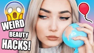 NEW WEIRD BEAUTY HACKS YOU HAVEN'T SEEN BEFORE!