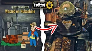 Fallout 76 | NEW NUKASHINE QUEST & UNIQUE REWARDS! Brewing Station, Fermenter, & Nukashine Recipe