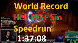 NG+ Hell Sin WR! 1:37:08! - Diablo 2 Resurrected