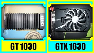 GT 1030 vs GTX 1630 in 2022