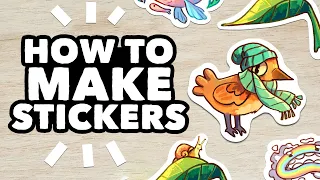 5 Ways to Make Stickers at Home! // (& thermal stickers with MUNBYN!)
