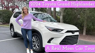 A Real Mom Car Tour - 2024 Toyota Grand Highlander Limited