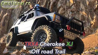 Traxxas TRX4 Jeep Cherokee xj Offroad Trail 4x4 crawler Rc car