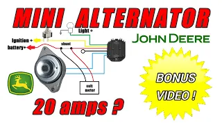 S2E4: We generate MASSIVE (20 amps) electrical power for our 420cc engine with a mini alternator