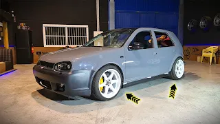 montamos SUSPENSION BARATA en el GOLF GTI💵💵 y LLANTAS NUEVAS