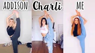 Recreating Charli D'amelio and Addison Rae's Flexibility TikToks!