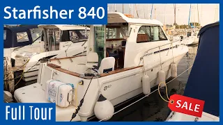 Starfisher 840 zu verkaufen - Rundgang durchs Motorboot [VERKAUFT]