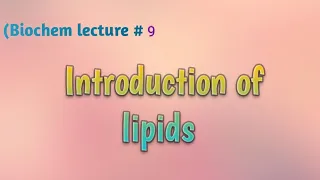 Introduction of lipids