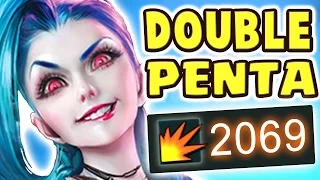 THIS WILL 100% BE NERFED!! NEW JINX W CRIT FOR 2000+ | TWO PENTAKILLS 100% CRIT 23 KILLS Nightblue3