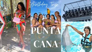 2023 Vlog PUNTA CANA, DR - Birthday Girls Trip | Dinner In The Sky, All Inclusive Resort, Boat Party