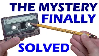 The cassette tape pencil mystery finally solved!✏️
