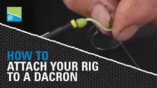 Des Shipp shows you how to attach your rig to a dacron connector