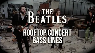 The Beatles - The Rooftop Concert BASS LINES [Play Along Tabs]