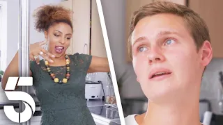 Rich Kid Lets Loose On A Stripper Pole In The Kitchen | Rich Kids Go Skint | Channel 5