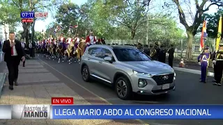 Mario Abdo deja oficialmente la presidencia del Paraguay