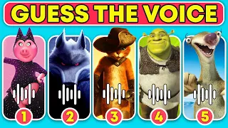 Guess The Voice of Your Favorite Characters | Shrek 2, Sing 2, Netflix Puss in Boots Quiz
