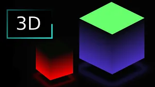 CSS 3D🔥Glowing animated cube with Ambient light effect in html and CSS