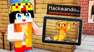 ¡Uso cámaras de seguridad para hacer TRAMPAS en el Escondite de Minecraft! 😂