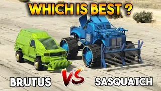 GTA 5 ONLINE : BRUTUS VS SASQUATCH (WHICH IS BEST?)