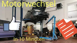 Motorwechsel in 10 Minuten am Ford Focus