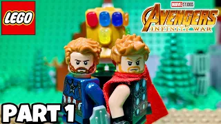 Avengers Infinity War Dust Scene in LEGO | Part 1 (LEGO Stop Motion Animation)