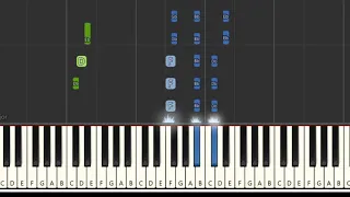 James Brown - It's a mans world [Synthesia] (Piano tutorial) Eb minor