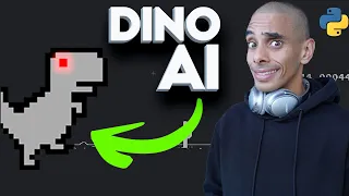 Build a Chrome Dino Game AI Model with Python | AI Learns to Play Dino Game